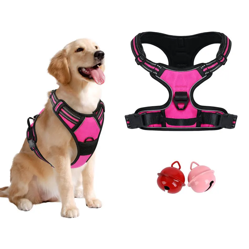 Guinzaglio per cani in stile gilet per cani di taglia grande e piccola. Può essere utilizzato per camminare. Viene fornito con un guinzaglio lungo fino a 5 piedi.