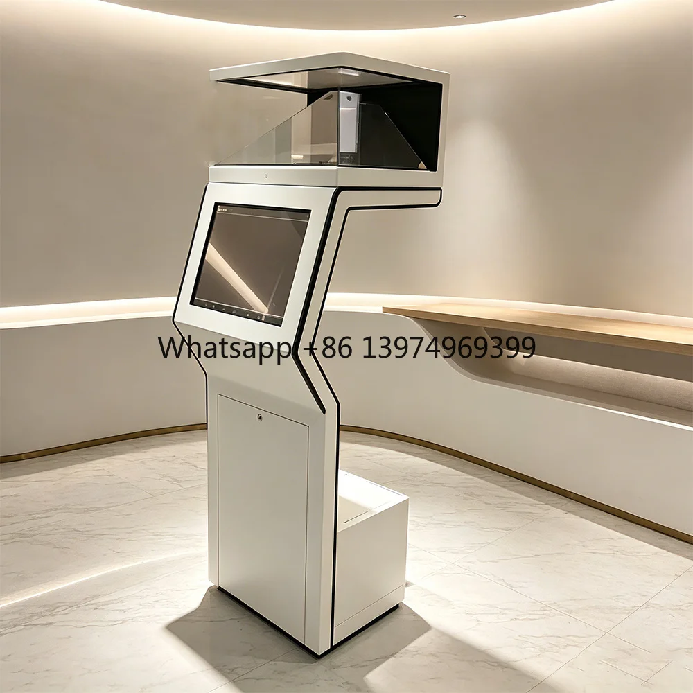 Vertical 270-Degree Holographic Touch All-in-One Machine Naked-Eye 3D Phantom Imaging Cabinet Glass New Display Equipment