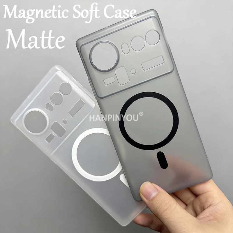 Coque Ultra fine et souple en TPU mat pour ZTE Nubia Z80 Z70 Z70S, protection Ultra de l'appareil photo, anti-empreintes digitales, coque magnétique