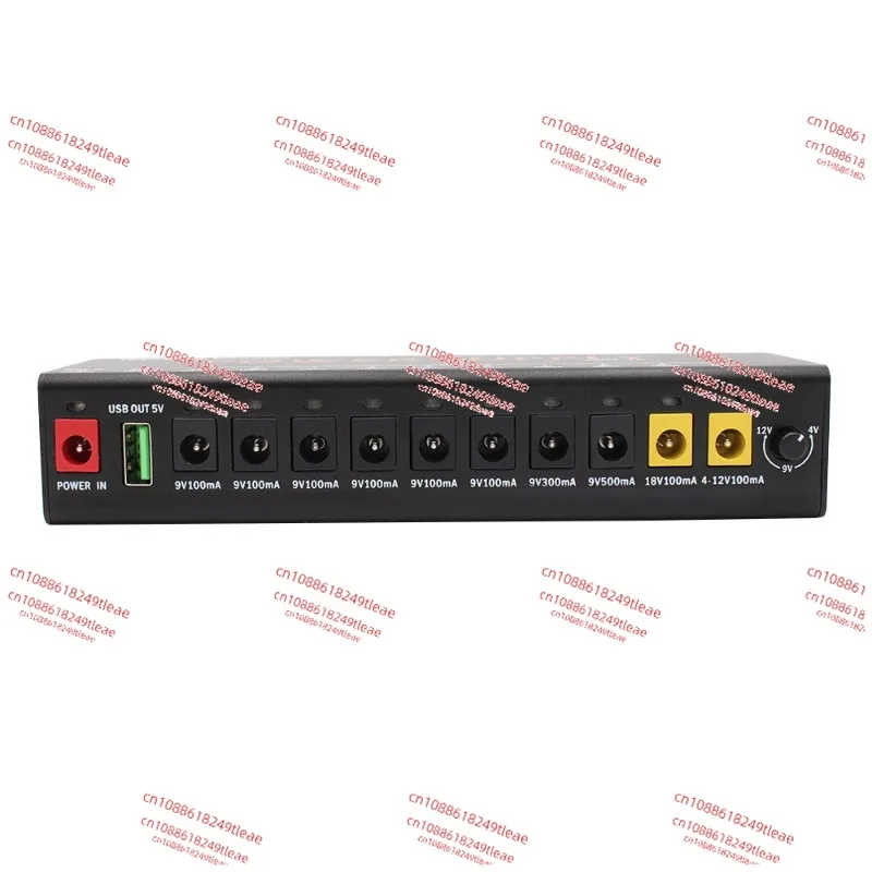 MPT-10 POWER SUPPLY 10-way power supply with USB band, one adjustable