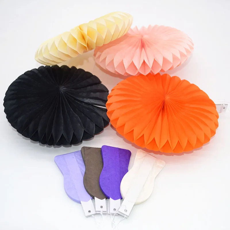 10/15/30cm Round Honeycomb Paper Fan Decor Wedding Birthday Party Baby Shower New Year Festival Background Hanging Decoration