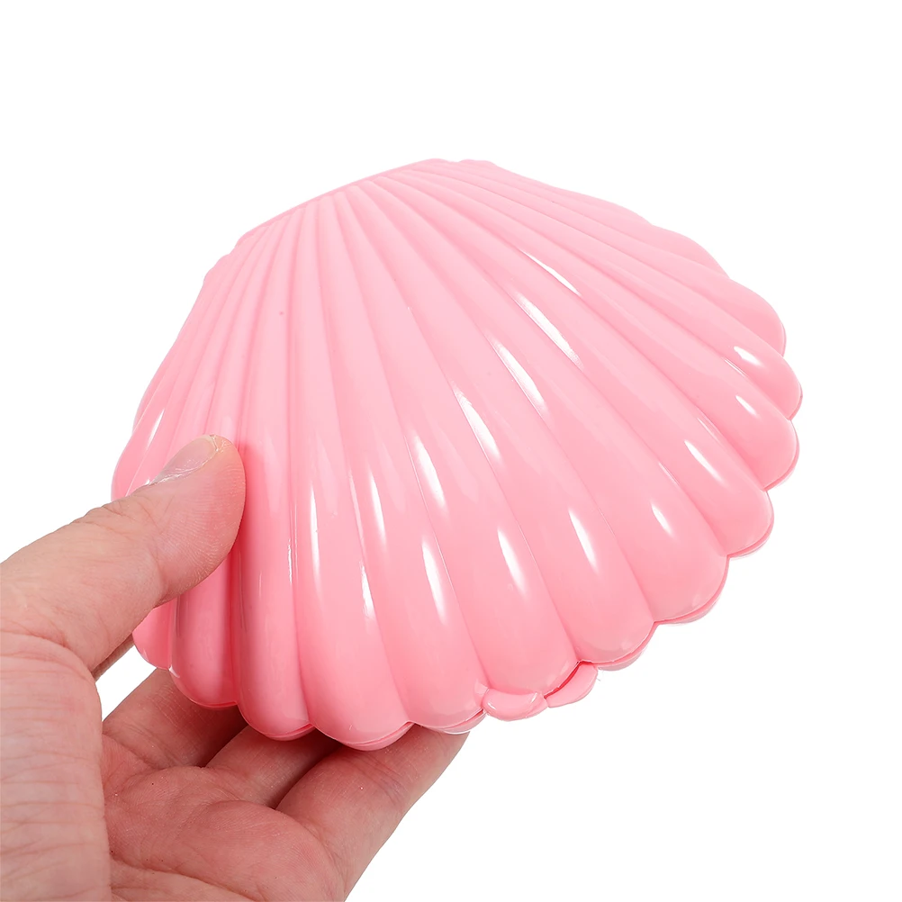 

10 Pcs Shell Candy Box Seashell Container Holders for Party Small Dish Pp Boxes Favors Wedding Mermaid Themed