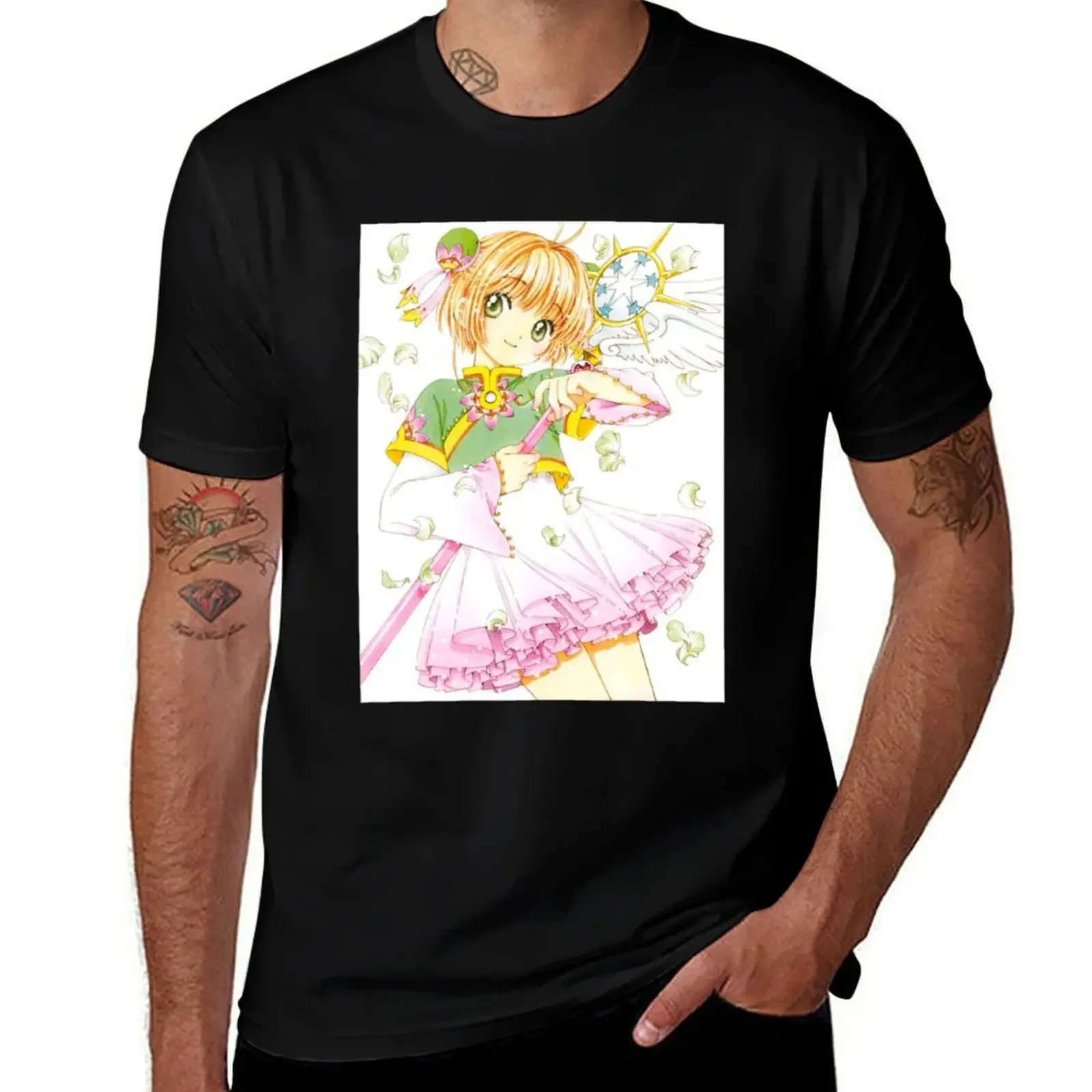 Cardcaptor Sakura (2) T-Shirt blanks boys whites designer shirts men tshirt