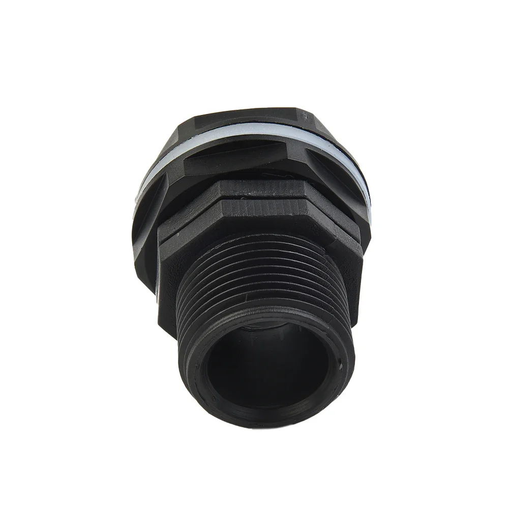 

PP Tank Bushing Threaded Fitting Flange Connection External Thread Garden Tool Parts 1inch Tool Part Sets Garden Water