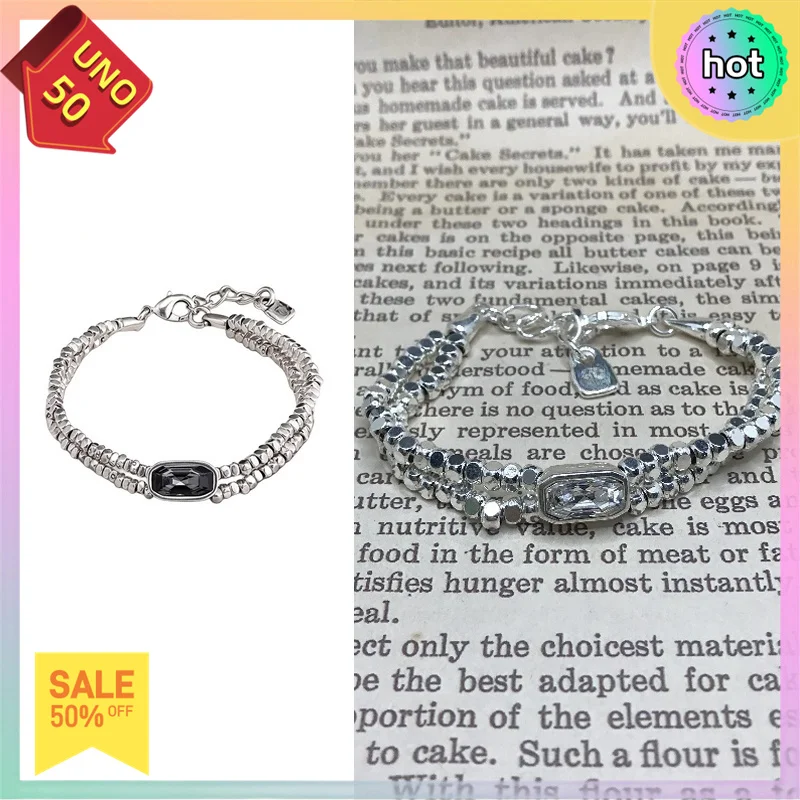 

2024 Selling Exquisite High Quality UNO DE 50 Fashion Classic 925 Bracelet Jewelry Romantic Holiday Gift