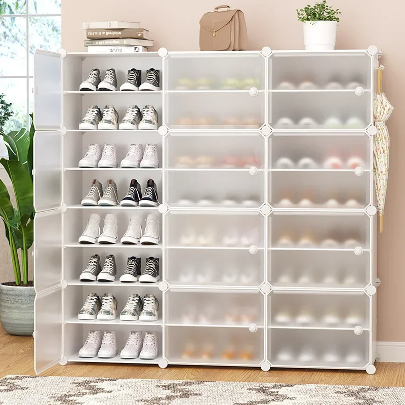 

Shoe Shelf Home Entrance Large-capacity Storage Artifact Space-saving Dormitory Multi-layer Dust-proof Shoe Cabinet