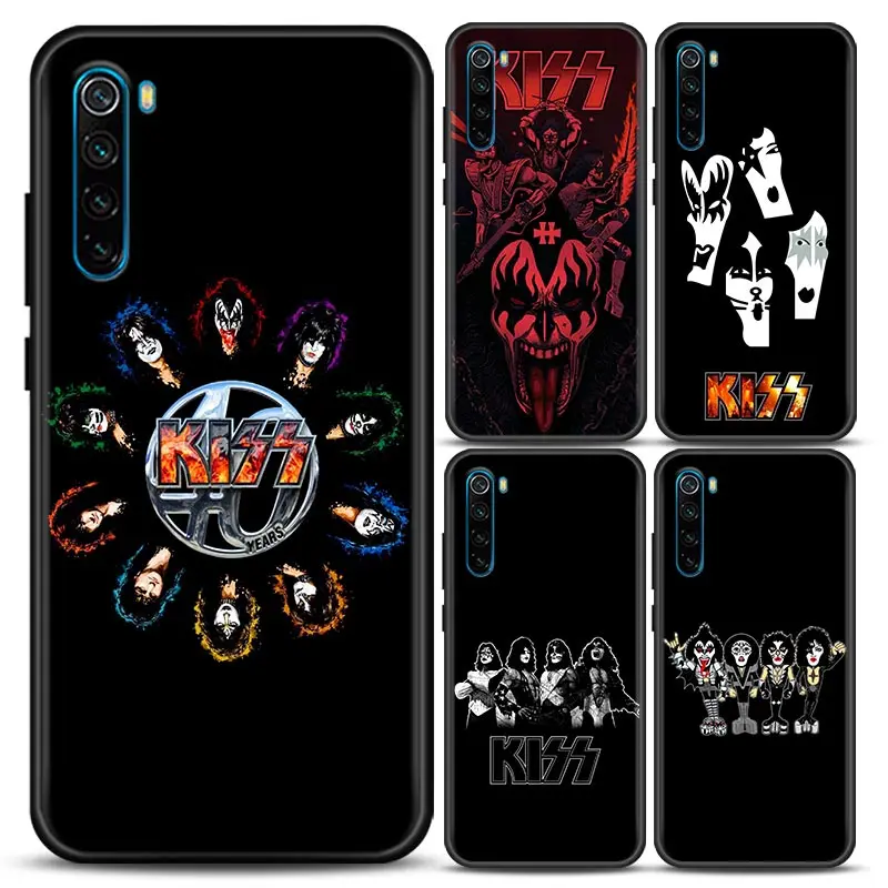 Classics Kiss Rock Band Phone Case For Xiaomi Redmi Note 11 10 9 8 12 Pro Plus 9S 10S 11S Back Cover Redmi Note 10Pro 8Pro Funda