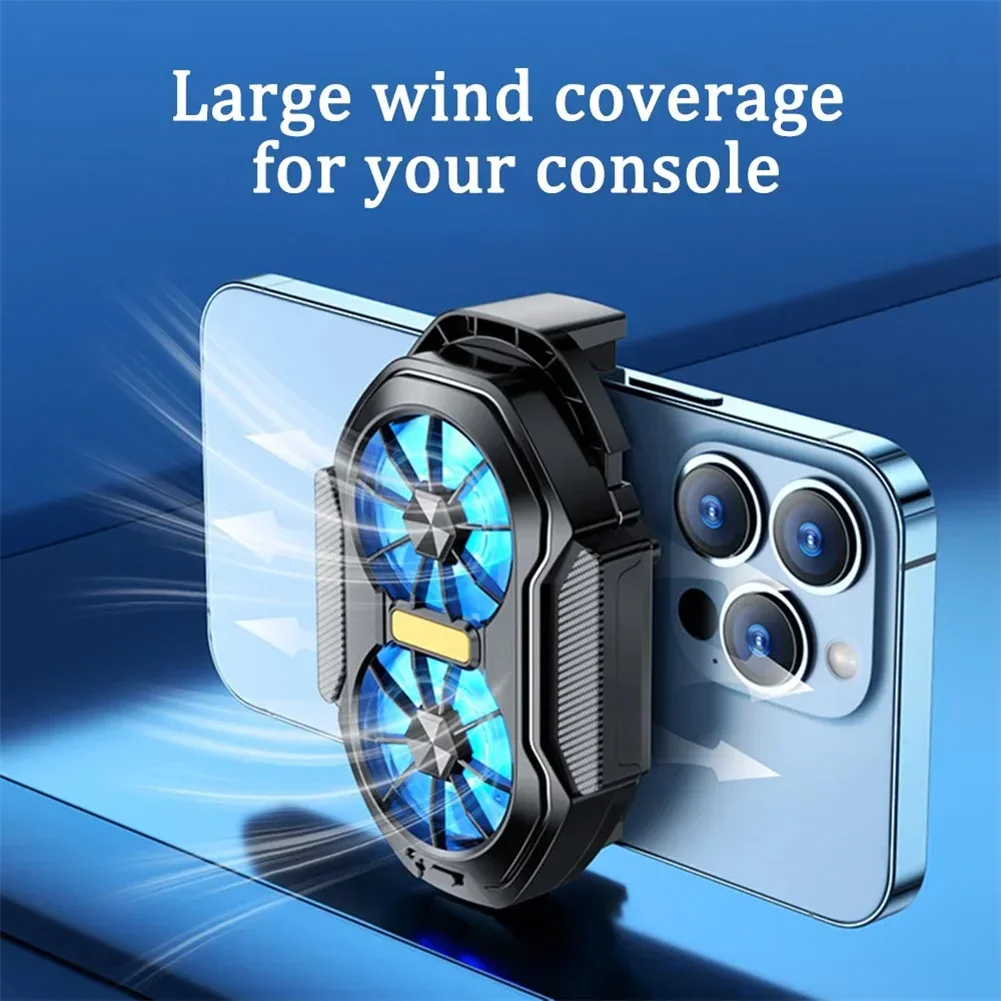 Universal Phone Cooler Mobile Phone Game Wireless Cooler Cell Phone Radiator Case Live Streaming Cooler For Smartphones