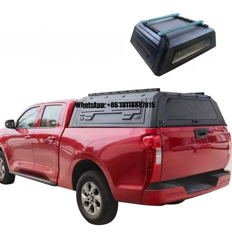 Aluminum Steel T60T70 Hard Top Roof Rack Truck Bed Canopy Sliding Window Tonneau Cover Compatible for Toyota Tundra Ado NP300