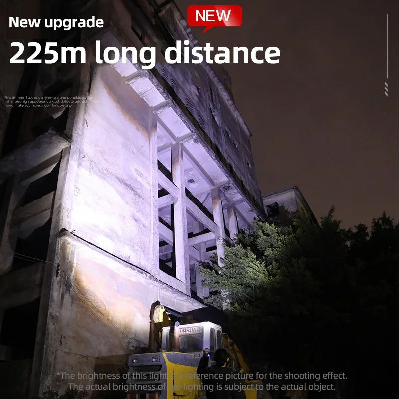 SUPERFIRE GTS6 Mini High Power EDC LED Flashlight USB-C Rechargeable Built in 18650 Battery Ultra Bright Torch Camping Lantern