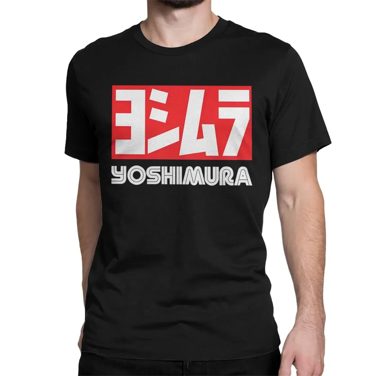 Japanese Motorcycle Race Biker Rider for Men Women T Shirt Yoshimura  Tee  Short Sleeve Round Collar T- Cotton  Tops