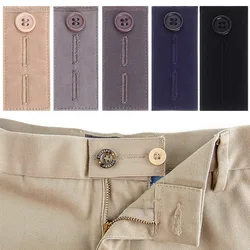 5pcs Adjustable Waistband Button Extenders Belt Waist Band Button With Hooks For Men Women Jeans Pants Trousers