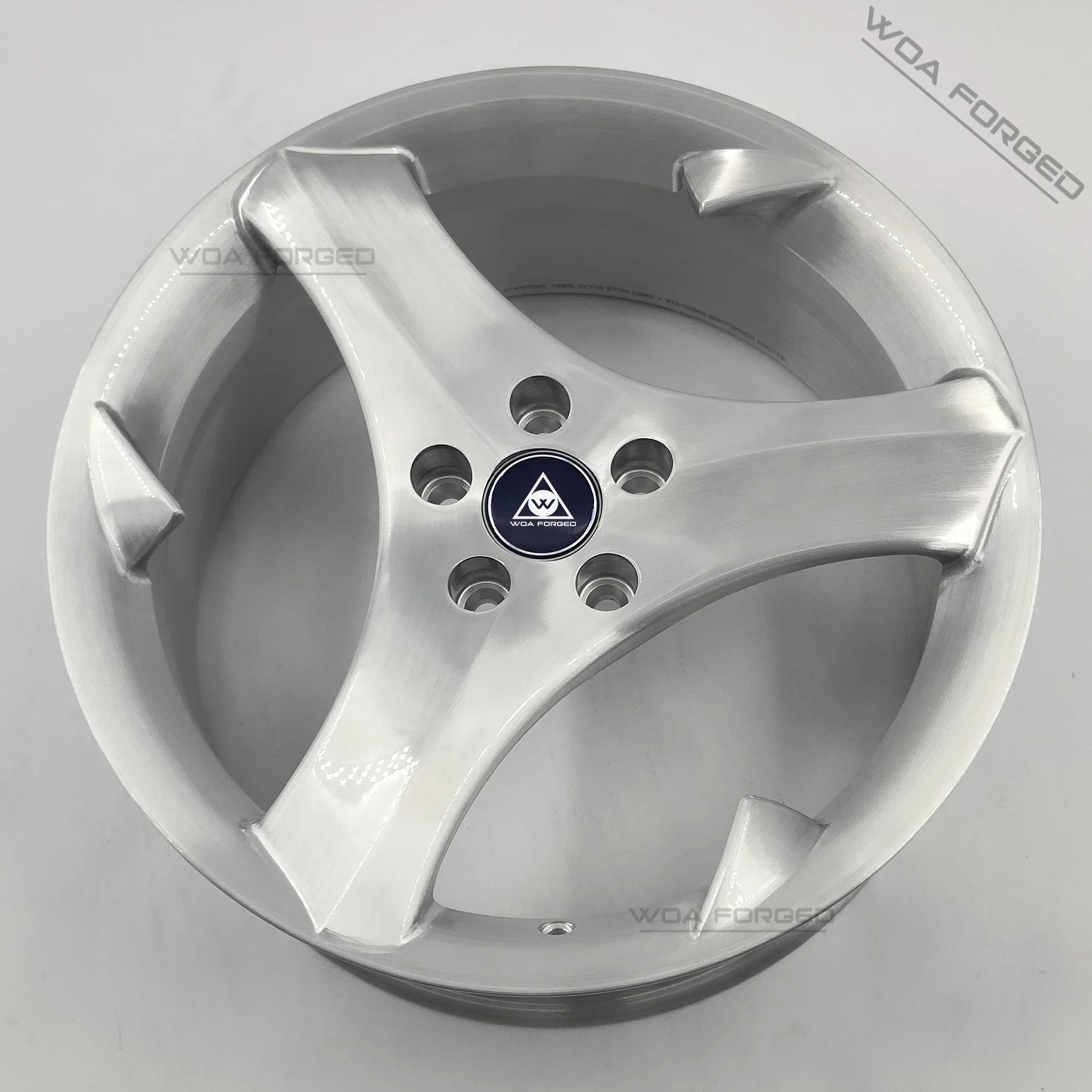 Llantas de coche de aleación forjadas deportivas personalizadas 6061-T6, estilo triangular de 3 radios para Jeep Bronco Mercedes Land Rover Porsche 911