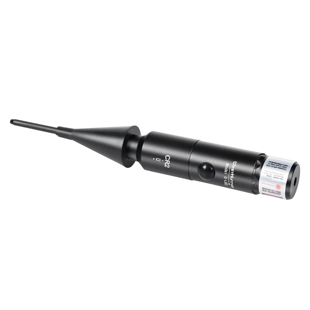WestHunter Laser Bore Sight Kit with 32 Adapters 0.17 to 12GA Red or Green Bright Bore Sighter Laser with Button Switch - view 5