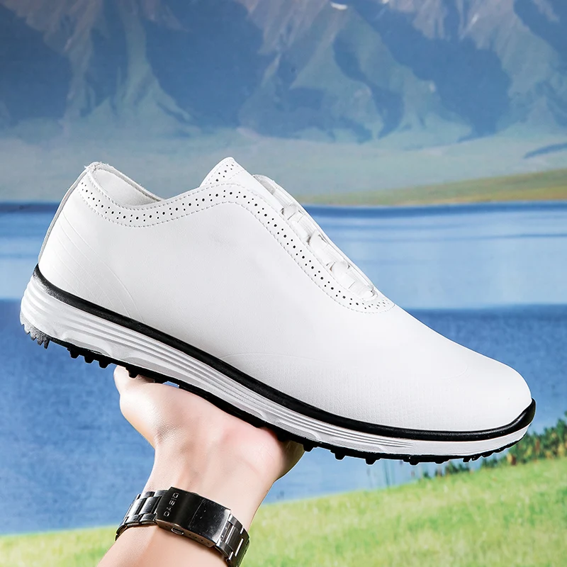

Golf sneakers men's style four season fashion anti slip wear-resistant breathable comfortable indoor outdoor leisure sports shoe