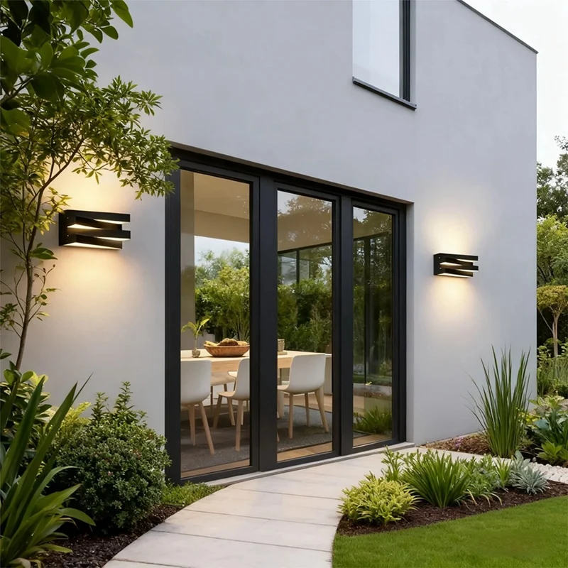 

Modern Outdoor Square Wall Lamp LED Villa Garden Porch Bedroom Bedside Walkway Indoor and Outdoor Lighting