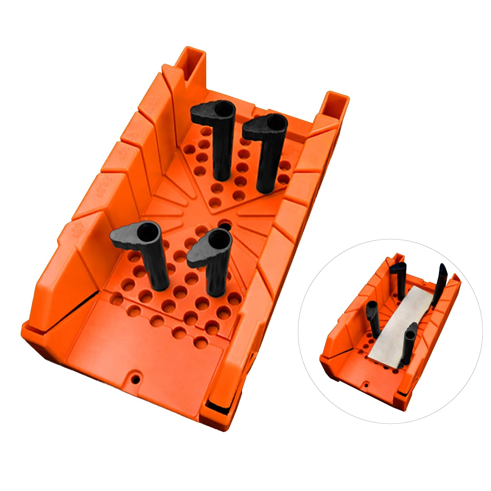 ALLSOME 22.5° 45° 90° Woodworking Mitre Saw Cabinet High Strength ABS Engineering Plastic for Angle Saw Miter Saw Miter Slot Box