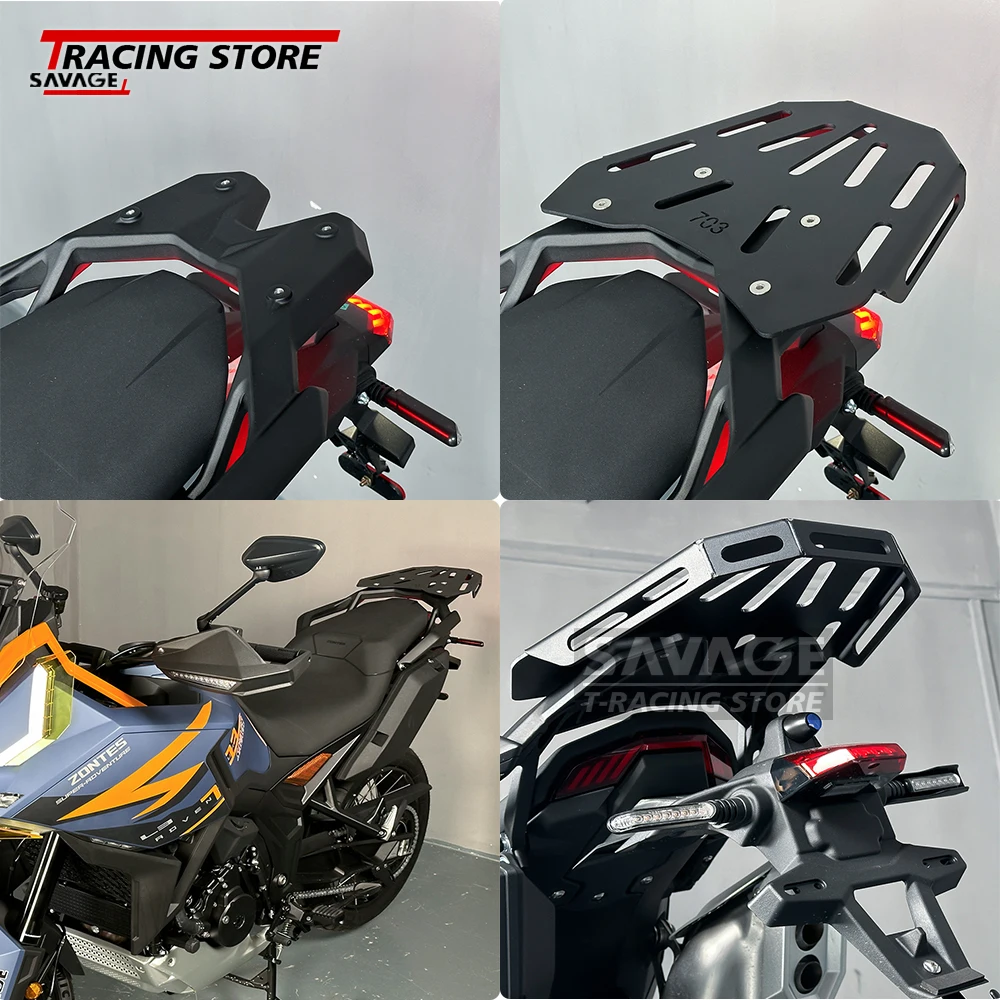 2024 703 Motorycle Rear Luggage Rack Cargo Holder Tail Carrier Support Top Box Shelf Bracket For ZONTES 703F Bracket Extender