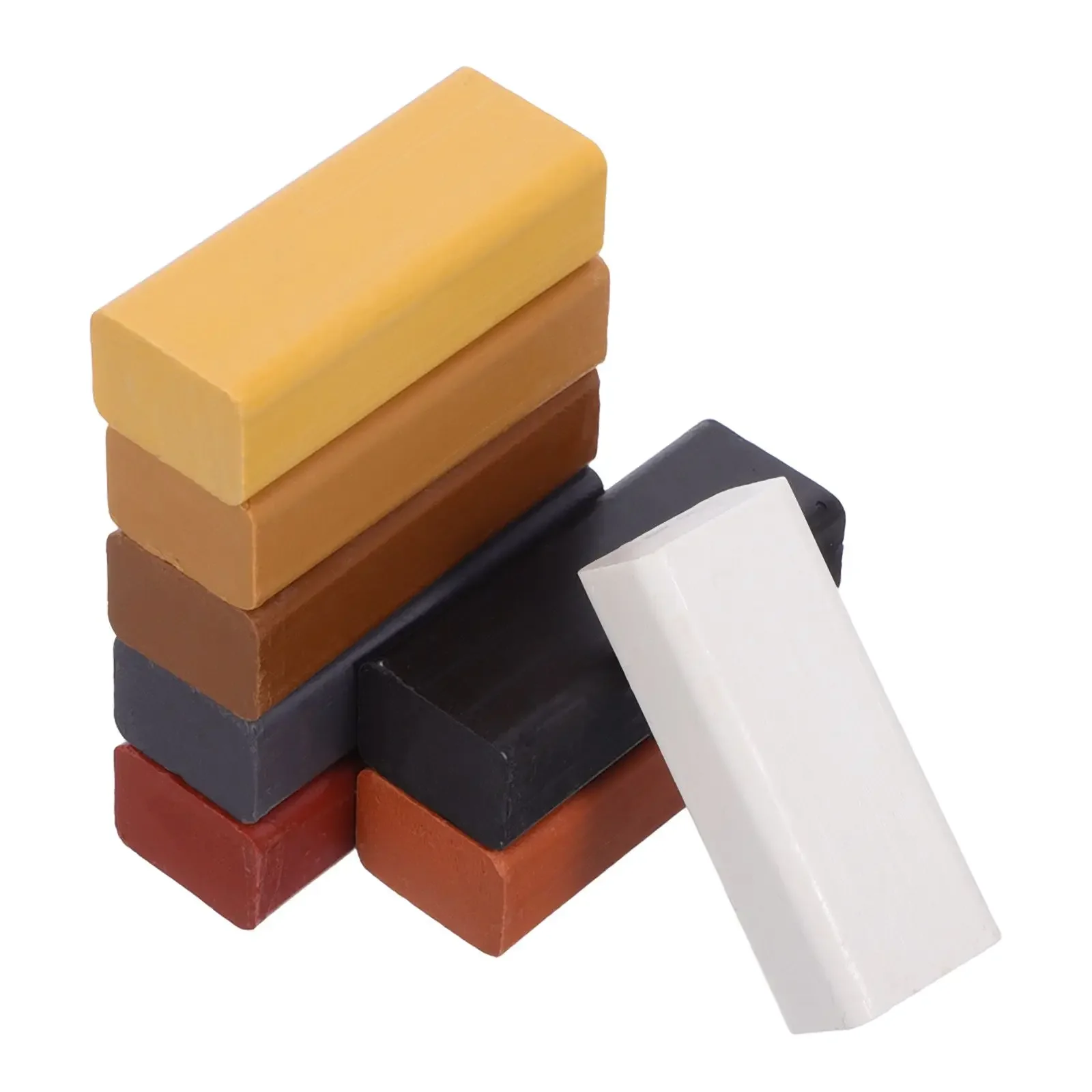 

8pcs Wax Repair Sticks For Wood Furniture Floor Scratch Crayons Floor Scratch Repair Crayons Repair Wax Filler For Touch-Ups