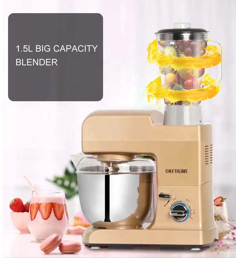 3 in 1 Multifunctional for Home Use Baking Mixer Electric Kitchen Machine Blender Mixer Batidoras De Pedestal