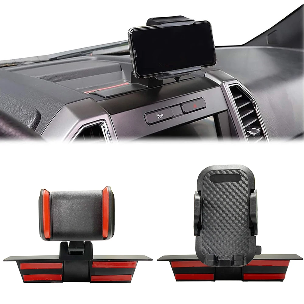 

For Ford F150 2015 2016 2017 2018 2019 Car Center Console Mobile Phone Holder Dash Board Bracket Cellphone Stand