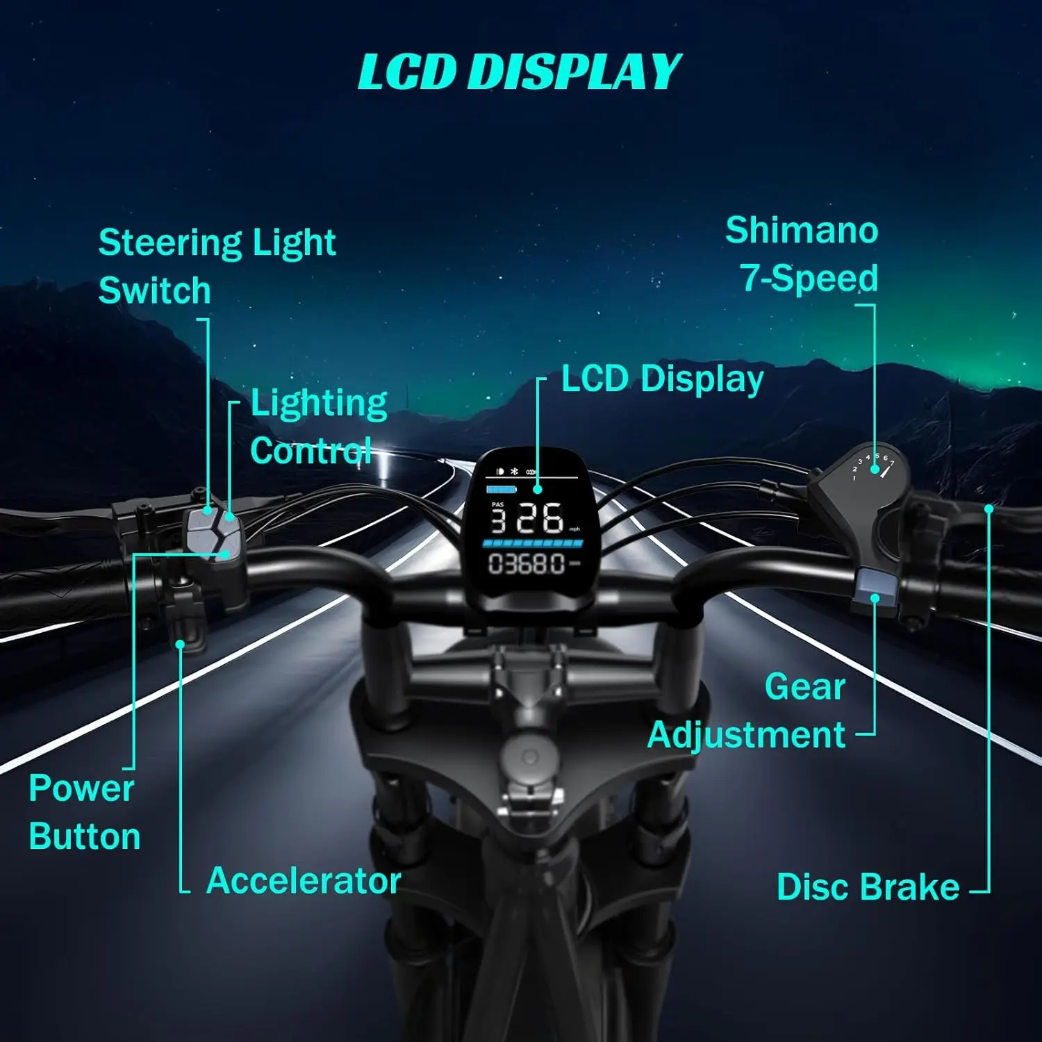 دراجة إلكترونية TST R002S بقدرة 1500 وات، إطارات سميكة مقاس 20 بوصة، نطاق 60-100 ميل، بطارية 28 ميجا في الساعة، 48 فولت 15 أمبير في الساعة، لجميع التضاريس.