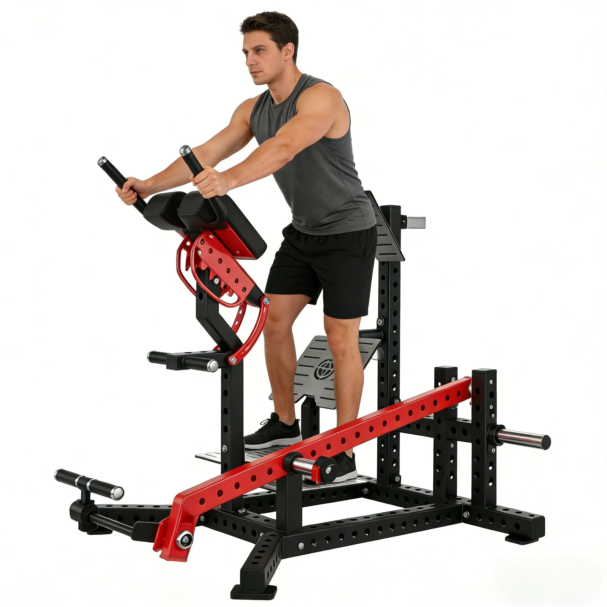 Commercial Fitness Equipment Sets Hip Thrust Machines, Glute Trainers Leg Kick Machines Complete Sets of Gym Fitness Equipment