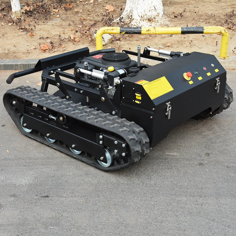 

Customized remote-controlled lawn mower with a cutting width of 90CM and a high horsepower engine. Online customer service
