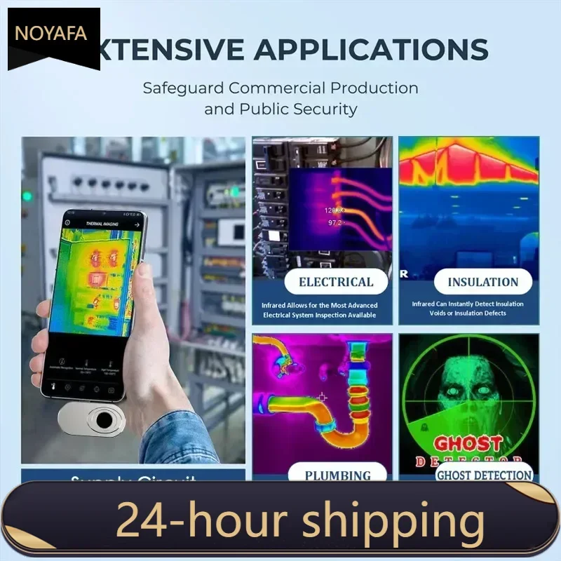 NOYAFA NF-583S Mobile Phone Infrared Thermal Imager Thermal for Android Phone Panel PCB Circuit Repair Imaging Camera Tool