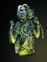 Resin soldier 1/12 ancient freedom fighter Live After Death bust Model Unassambled Unpainted Figure Building Kit