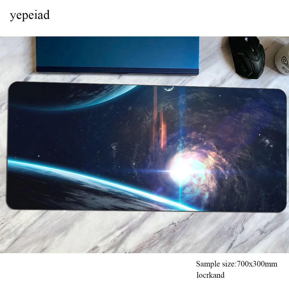 Planetscape Mouse Pad Gamer 700x300x4mm Mousepad Soft Desk Mat Gaming Accessories Pc Game Base Keyboard Mats Oversized