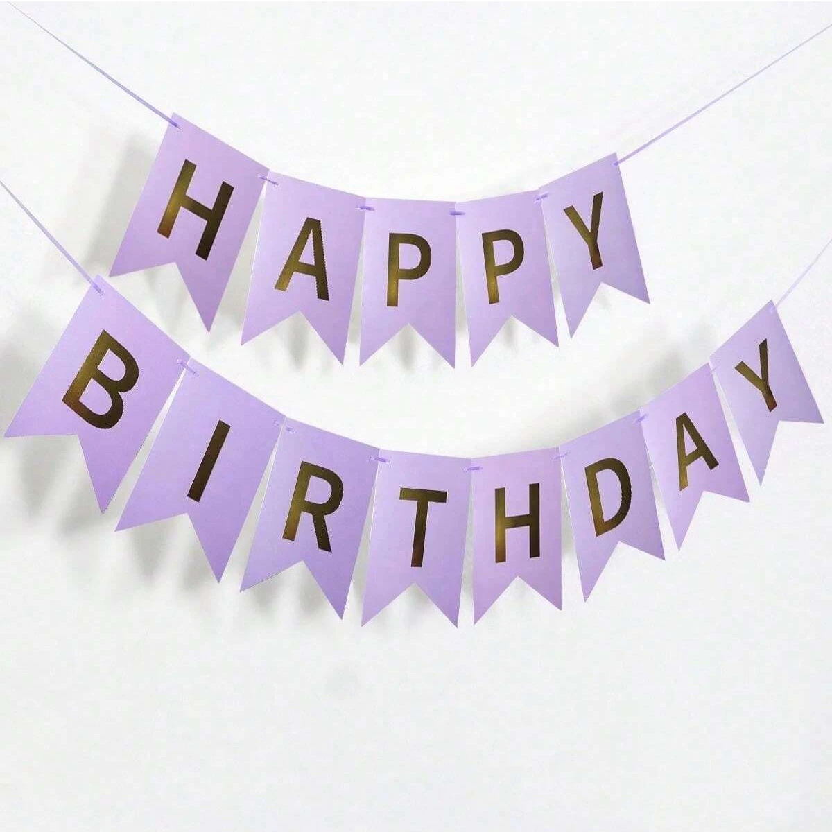 Meerjungfrauenflosse Banner Heißprägung HAPPY BIRTHDAY Papier-Wimpelkette Geburtstags-Jubiläums-Party Hintergrund Hängedekoration Girlande – Detail 7