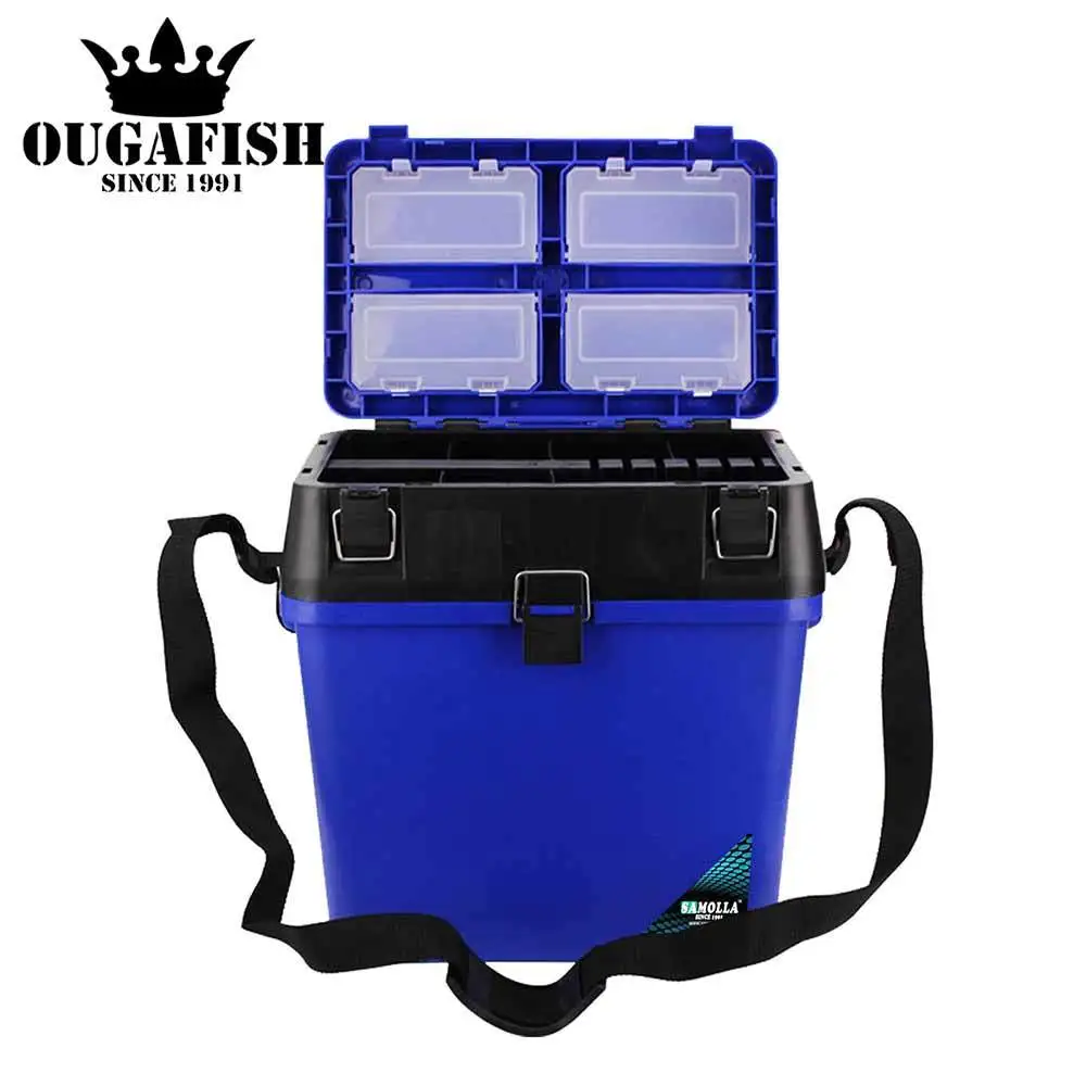 

Waterproof Large Multifunction Fishing Box Big Lure Box High-Quality Multi-storey Compartments Plastic Accessories Tackle