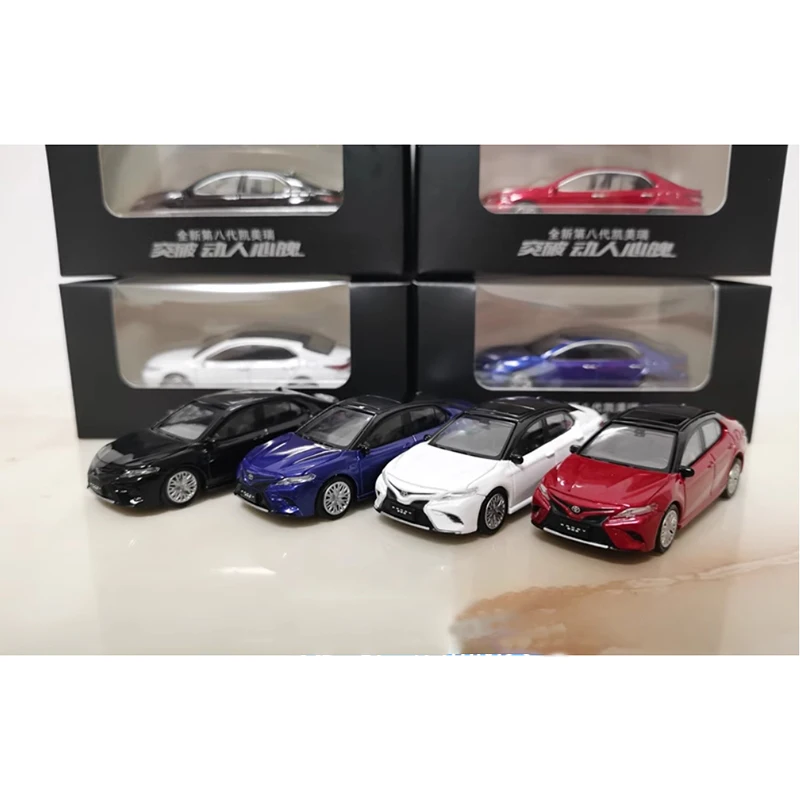 Diecast 1:64 Scale GAC CAMRY 8th Generation Alloy Car Model Collection Souvenir Static Display Ornaments Vehicle Holiday Gift