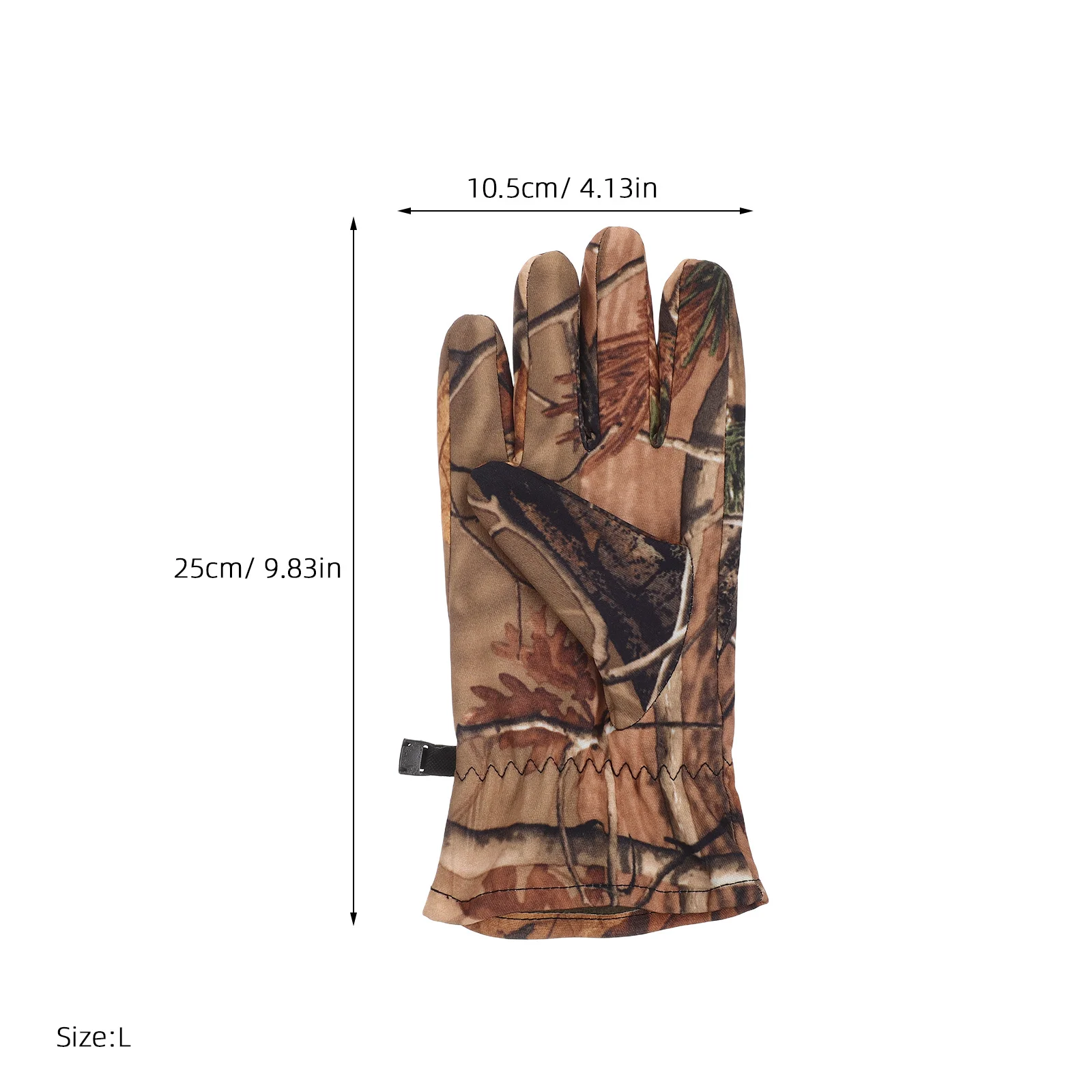 단열 사냥 장갑 남성 방수 겨울 따뜻한 위장 스노우 스키 자전거 야외 스포츠 장비 따뜻한 사냥 장갑