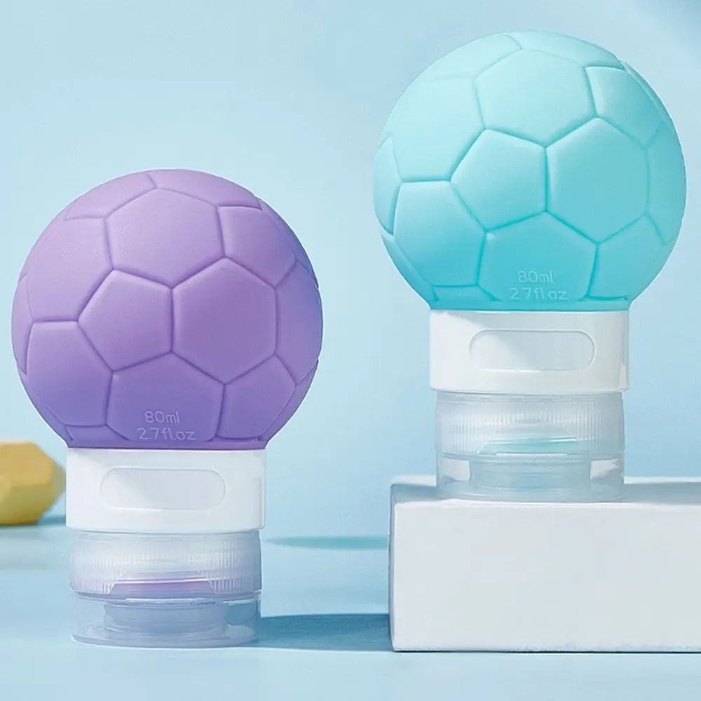 Soccer Ball Shaped Cosmetic Sample Organizer Leakproof Storage Travel Bottle Fragrance Refillable Bottle Vacuum Containers