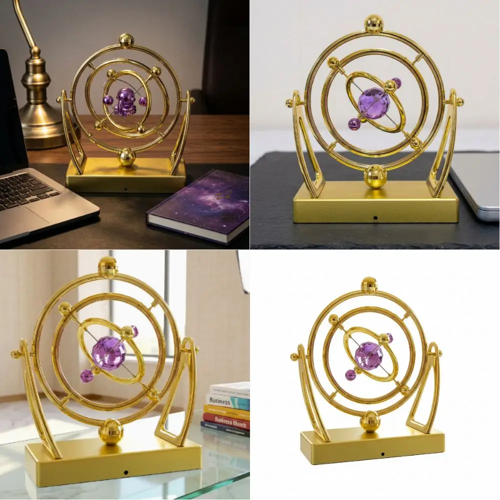 Battery Powered Celestial Orbit Pendulum 3D Space Model Creative Art Desk Decor Desktop Decor Magnetic Balance