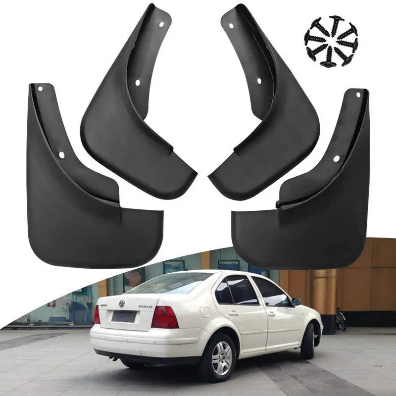 

For Volkswagen Bora 2003-2008 black car mudguard Reduce dust Resist tire dirt car accessories tools