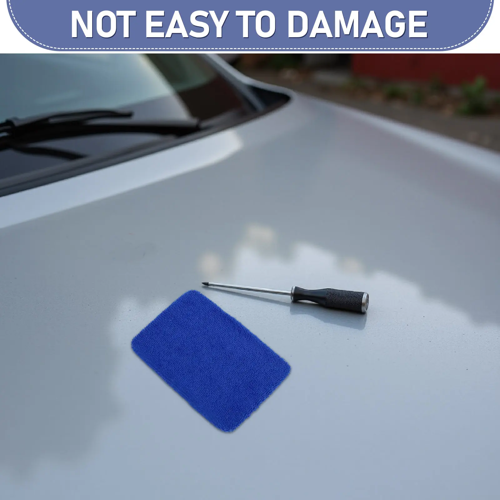 9Pcs Replaceable Square Window Scraper Cloth for Car Windshield Cleaning Removes Fog Dust Water Stains Auto Windshield Cleaner