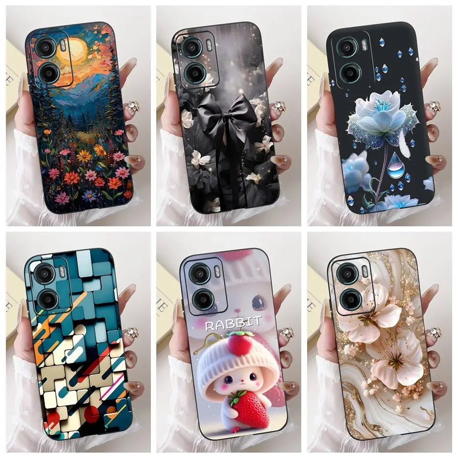 Para Motorola Moto G05 4G funda nueva de lujo cubierta pintada de caramelo suave TPU mate funda de teléfono para Motorola G05 G 05 MotoG05 Fundas bolsas
