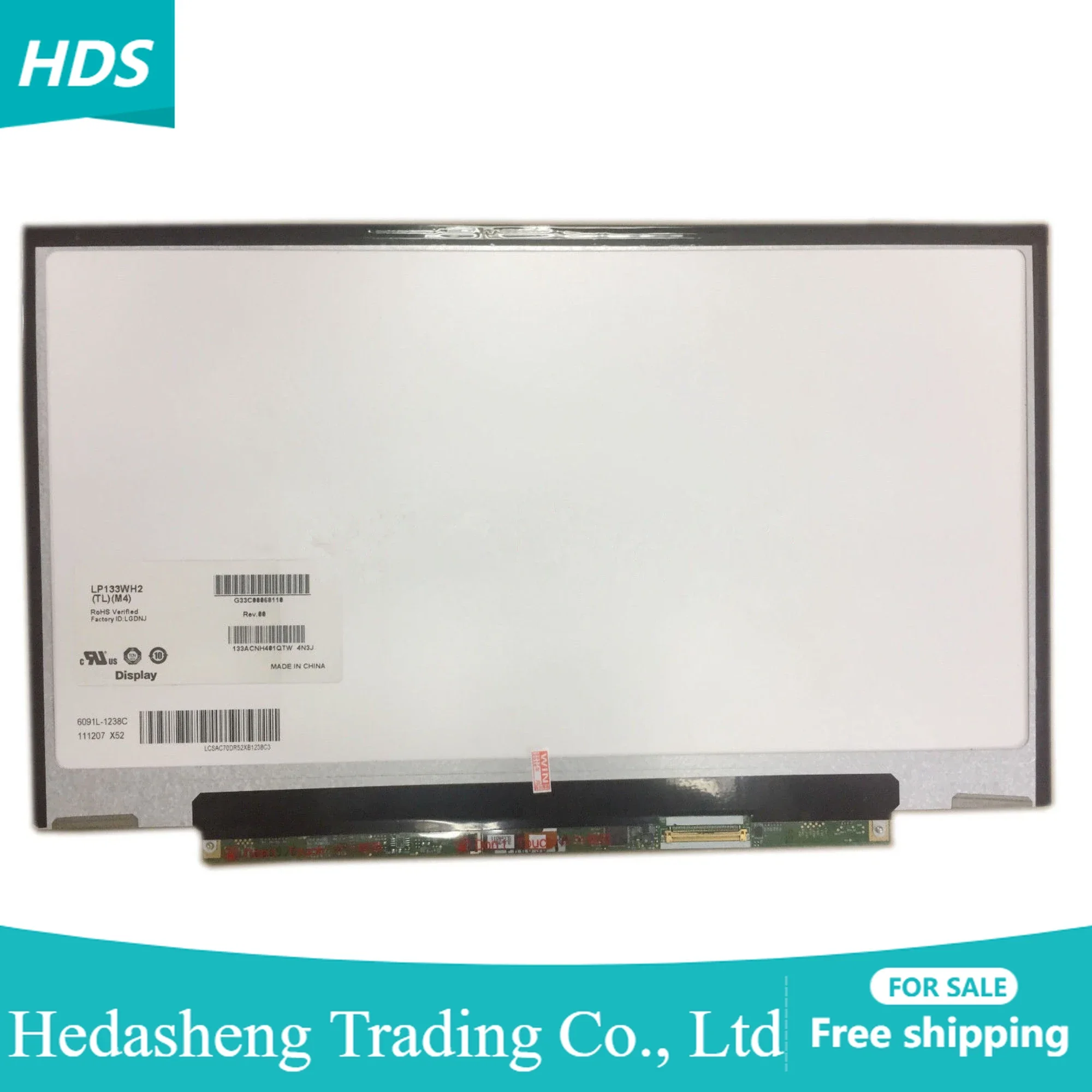 

LP133WH2 TLM4 fit TLL4 LT133EE09D00 LT133EE09C00 40PIN NO Screw holes LCD Screen