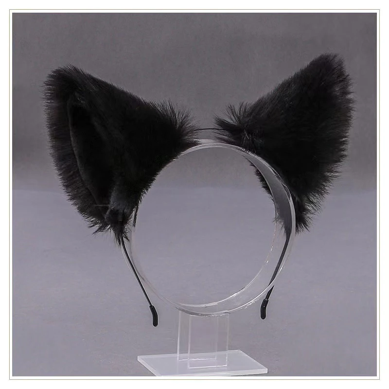 

Lolita Animal Cat Fox Ear Hair Hoops Cosplay Girls Halloween Anime Headbands Headwear Hair Accessories