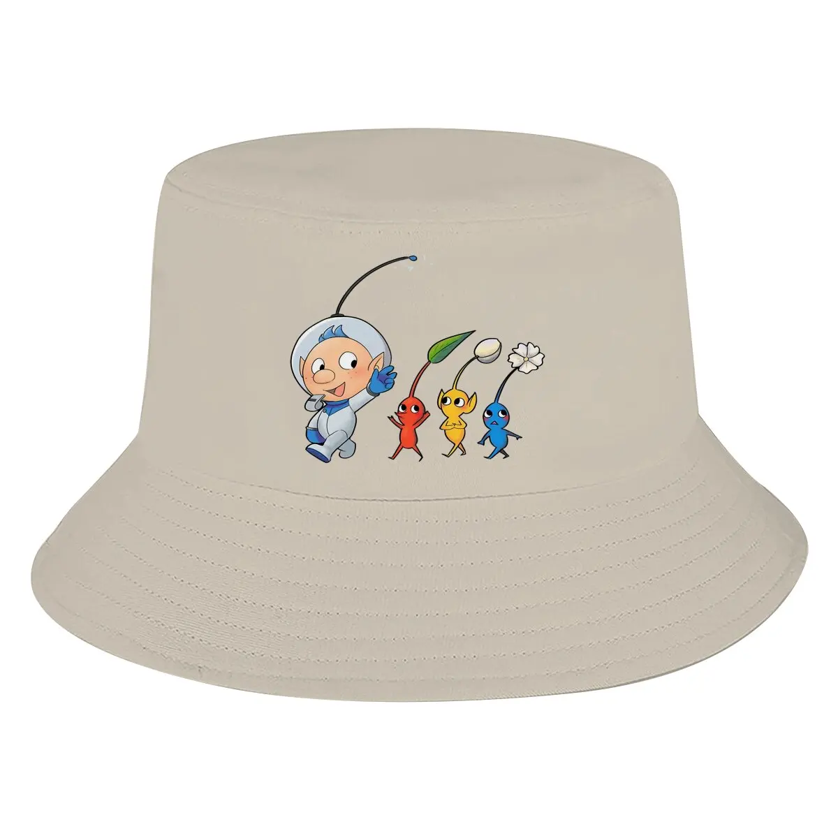 Pikmin Alph Premium Scoop Unisex Foldable fisherman hat  Men And Women Beach Hat Creative Gift