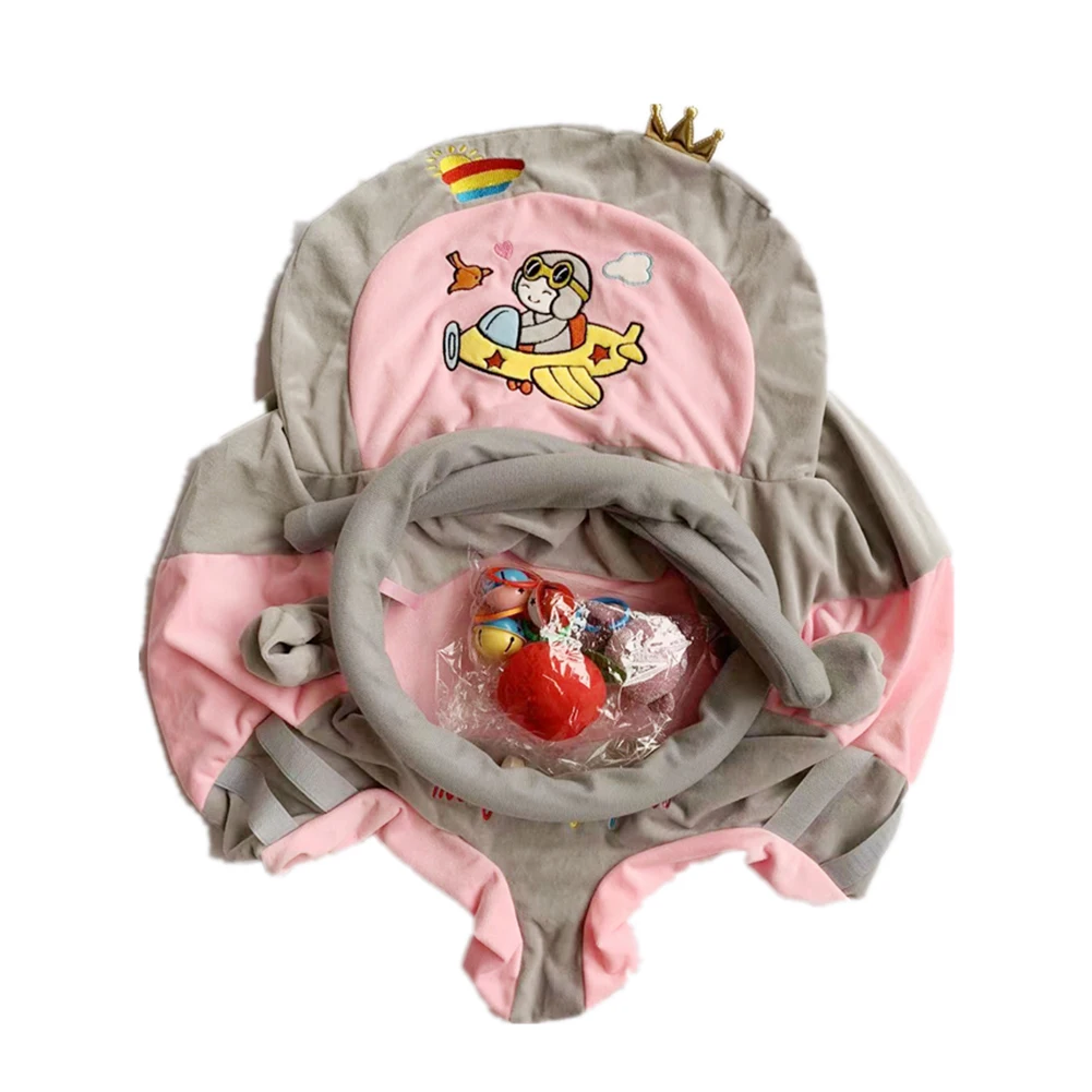 Seat Feeding Chair Cover Kids Sofa Skin Infant Toddler Nest Safety Seat Sofa Without Cotton Plush Baby Learning Sit