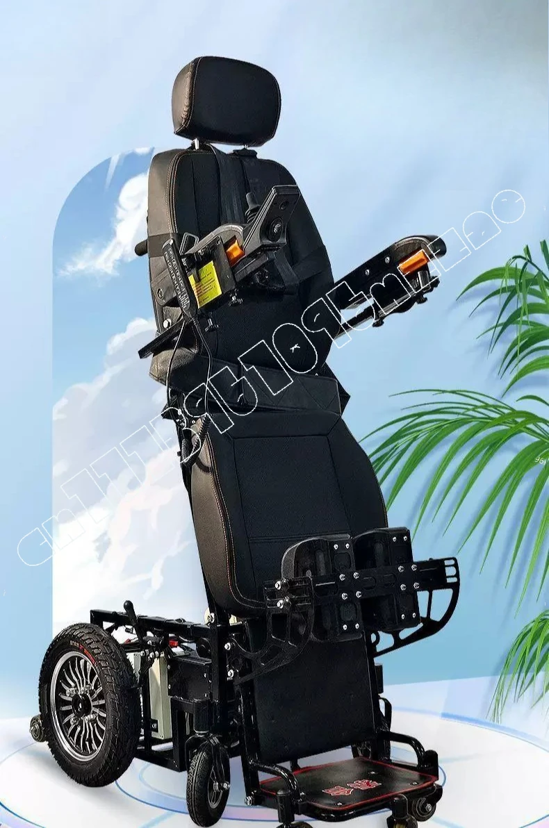 Electric Standing Wheelchair Intelligent Automatic Four-wheel Scooter for The Elderly Disabled