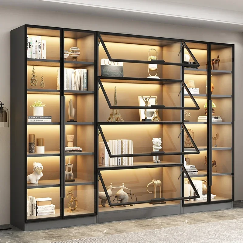 

Combination bookcase, whole wall living room, display cabinet, wine cabinet display cabinet, decoration cabinet furniture