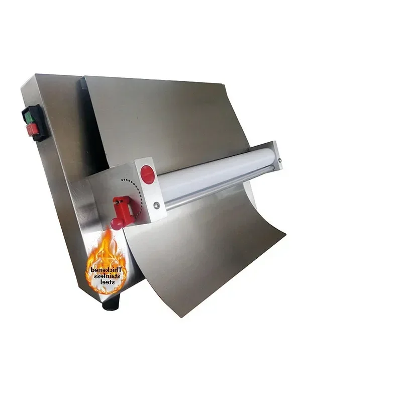 New 220V 18 Inch DR-3C Wide Automatic Fondant Machine Stainless Steel Electric Pressure And Noodle Machine Pizza Press