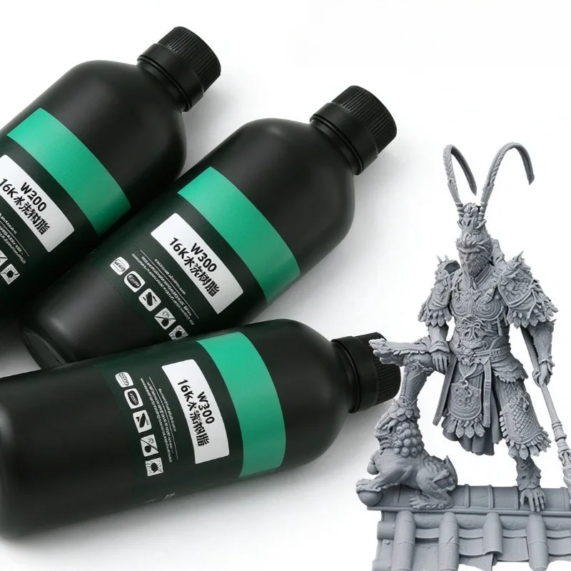 Water‑Washable Photopolymer Resin for 16K LCD UV‑Curing 3D Printer Low‑Odor Liquid Consumable