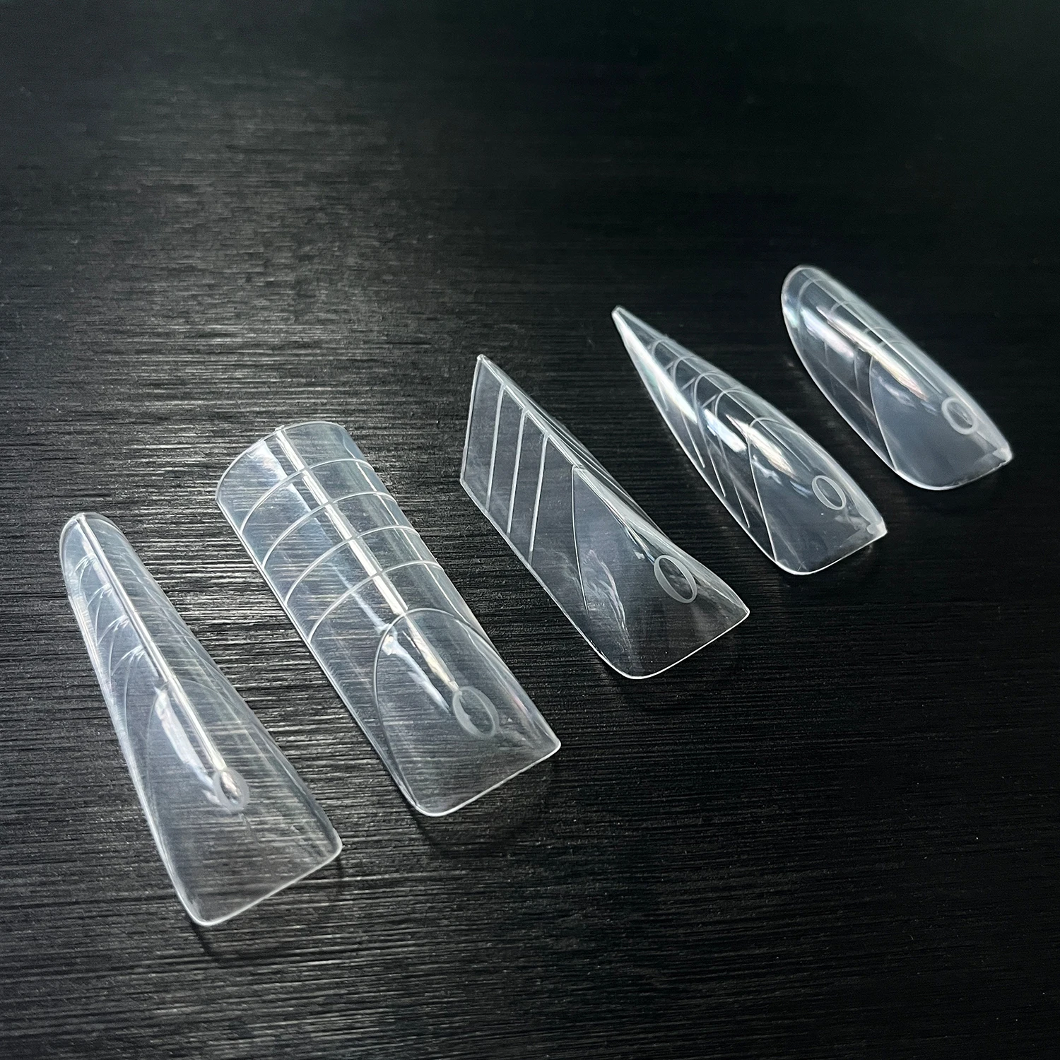 75 قطعة المنطقة الفرنسية المزدوجة مسمار شكل غطاء كامل بناء سريع هلام قوالب الفرنسية نصائح وصلات لإطالة الأظافر قابلة لإعادة الاستخدام الاكريليك العلوي مانيكير #3