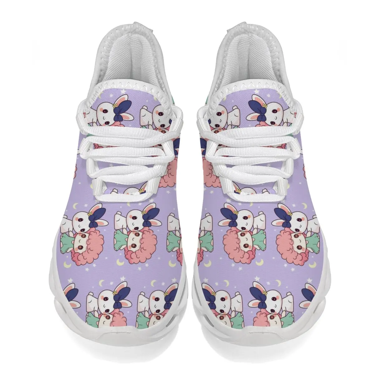 

Children's Casual Shoes Flat Mesh Breathable Perforated Soft Sole Laced Ultra-light and Fashionable Printed Sports Shoes